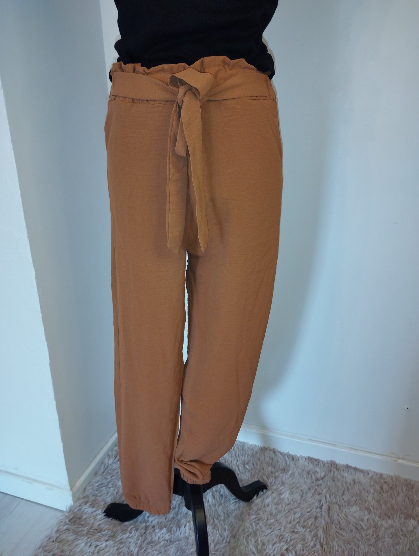 Pantalon Naya - Fluide à ceinture