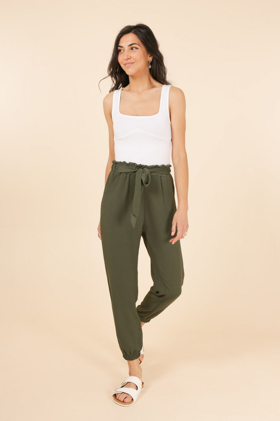 Pantalon Naya - Fluide à ceinture