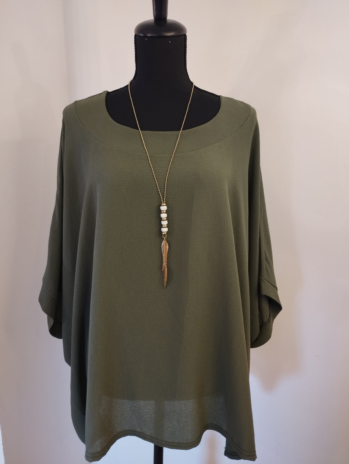 Blouse avec collier
