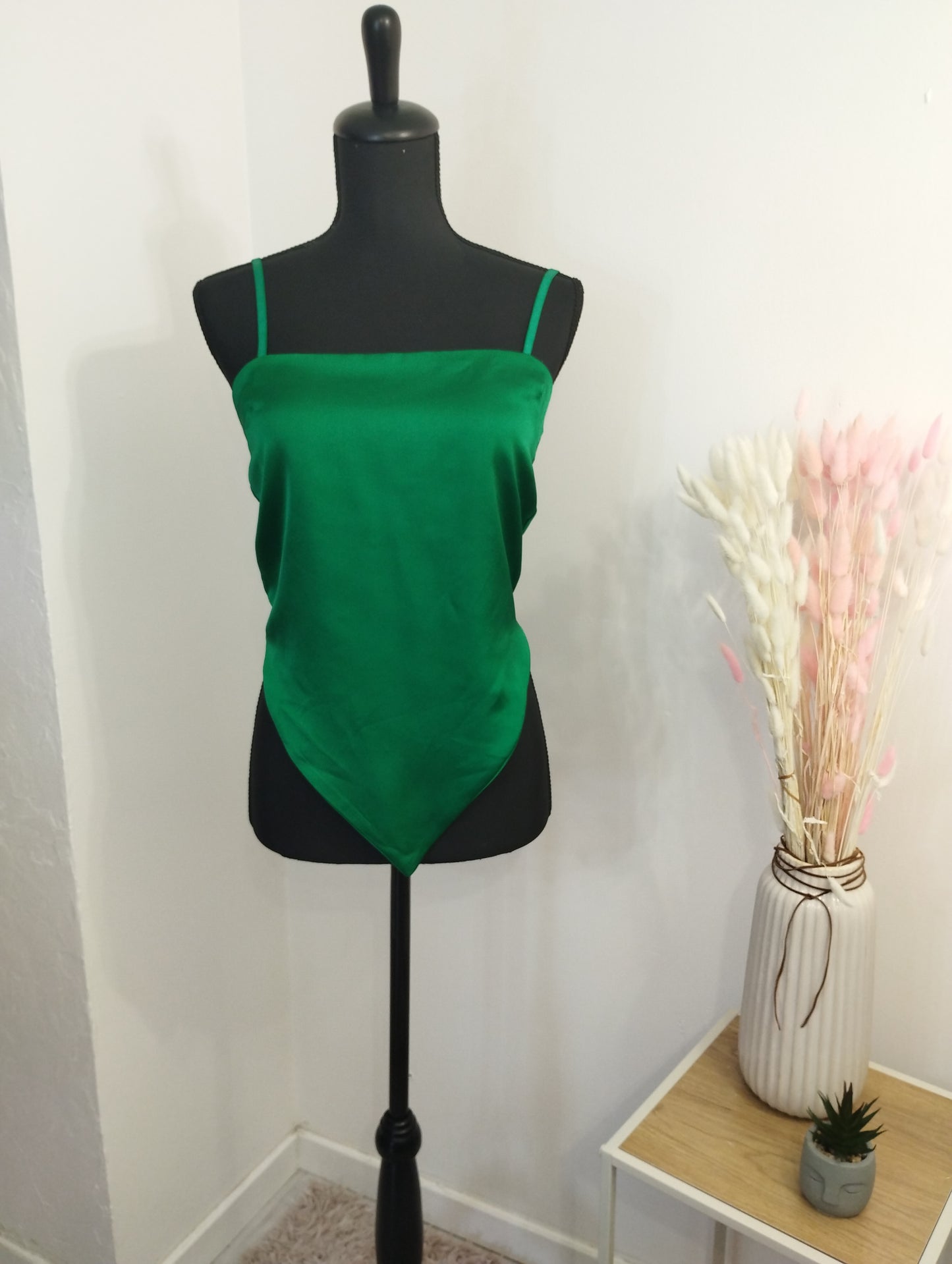 Top Rubi - Satiné à Nouer Dos Nu