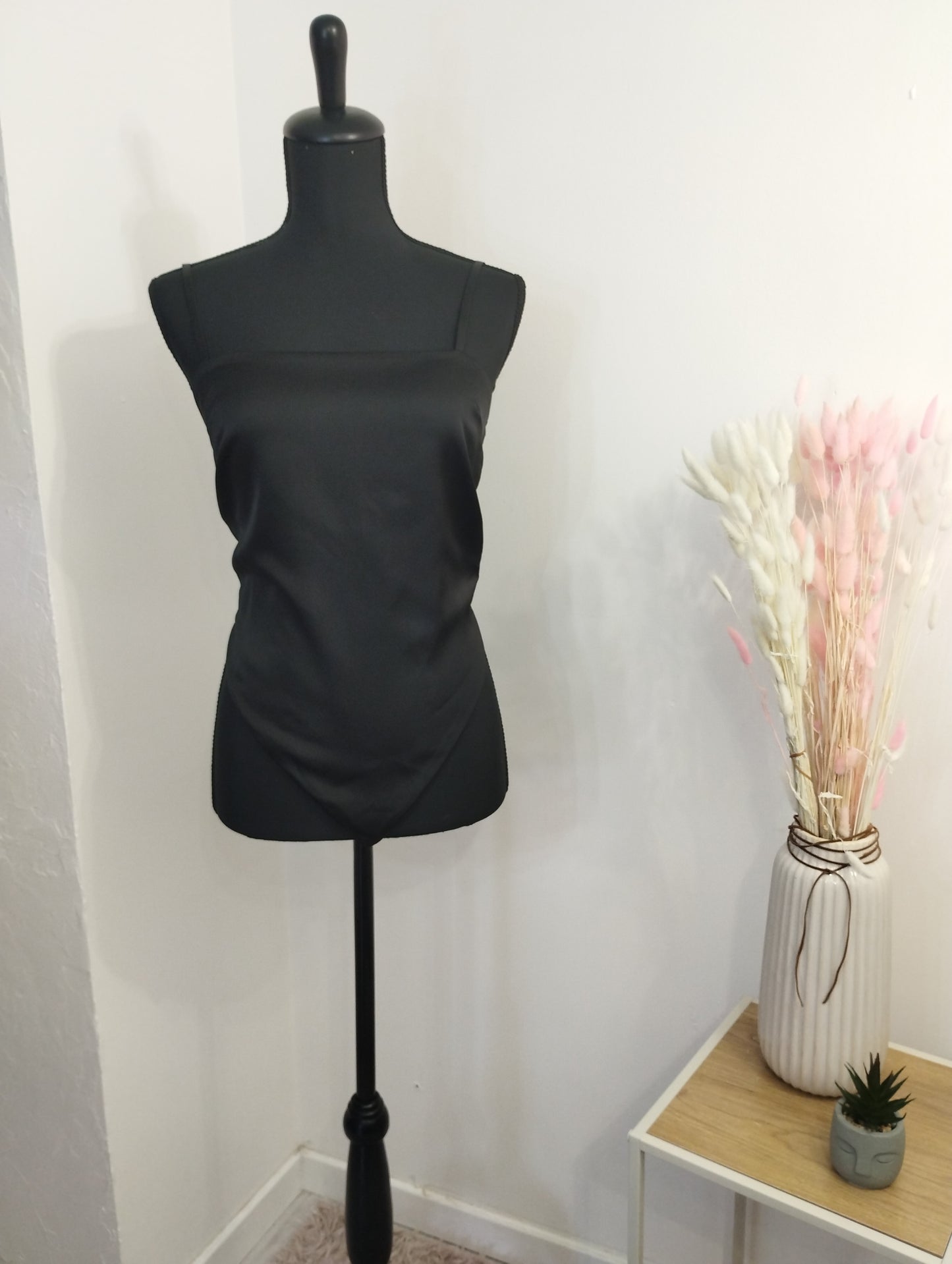 Top Rubi - Satiné à Nouer Dos Nu