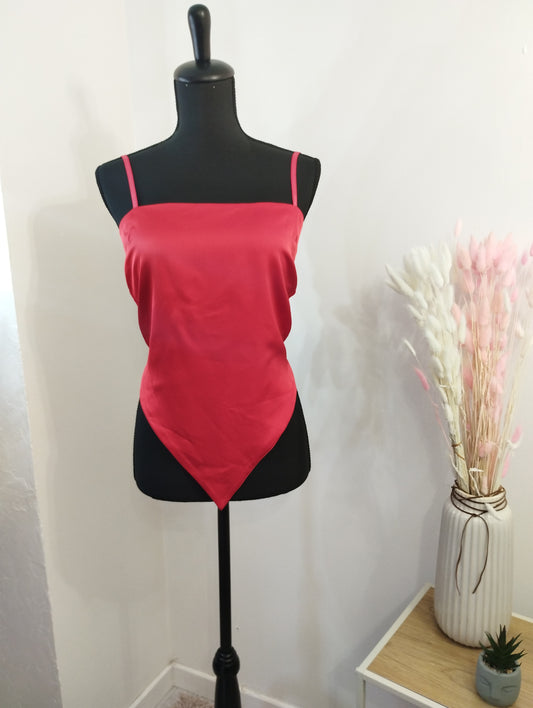 Top Rubi - Satiné à Nouer Dos Nu