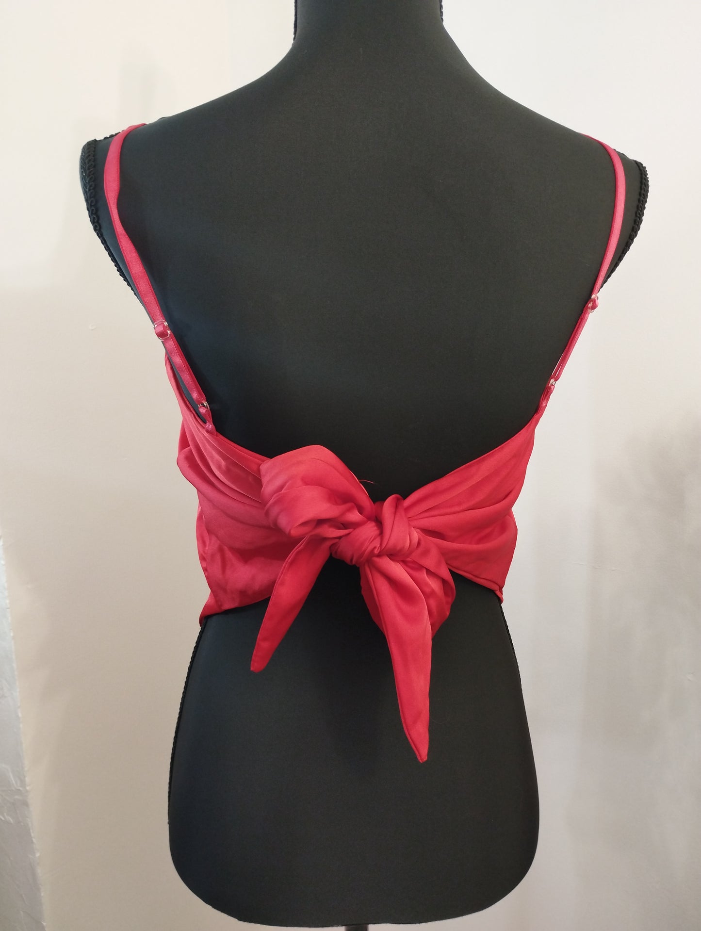 Top Rubi - Satiné à Nouer Dos Nu