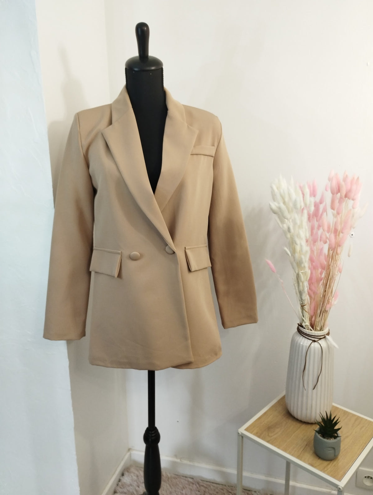 Blazer à poches décoratives