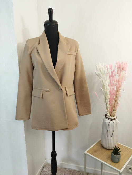 Blazer à poches décoratives