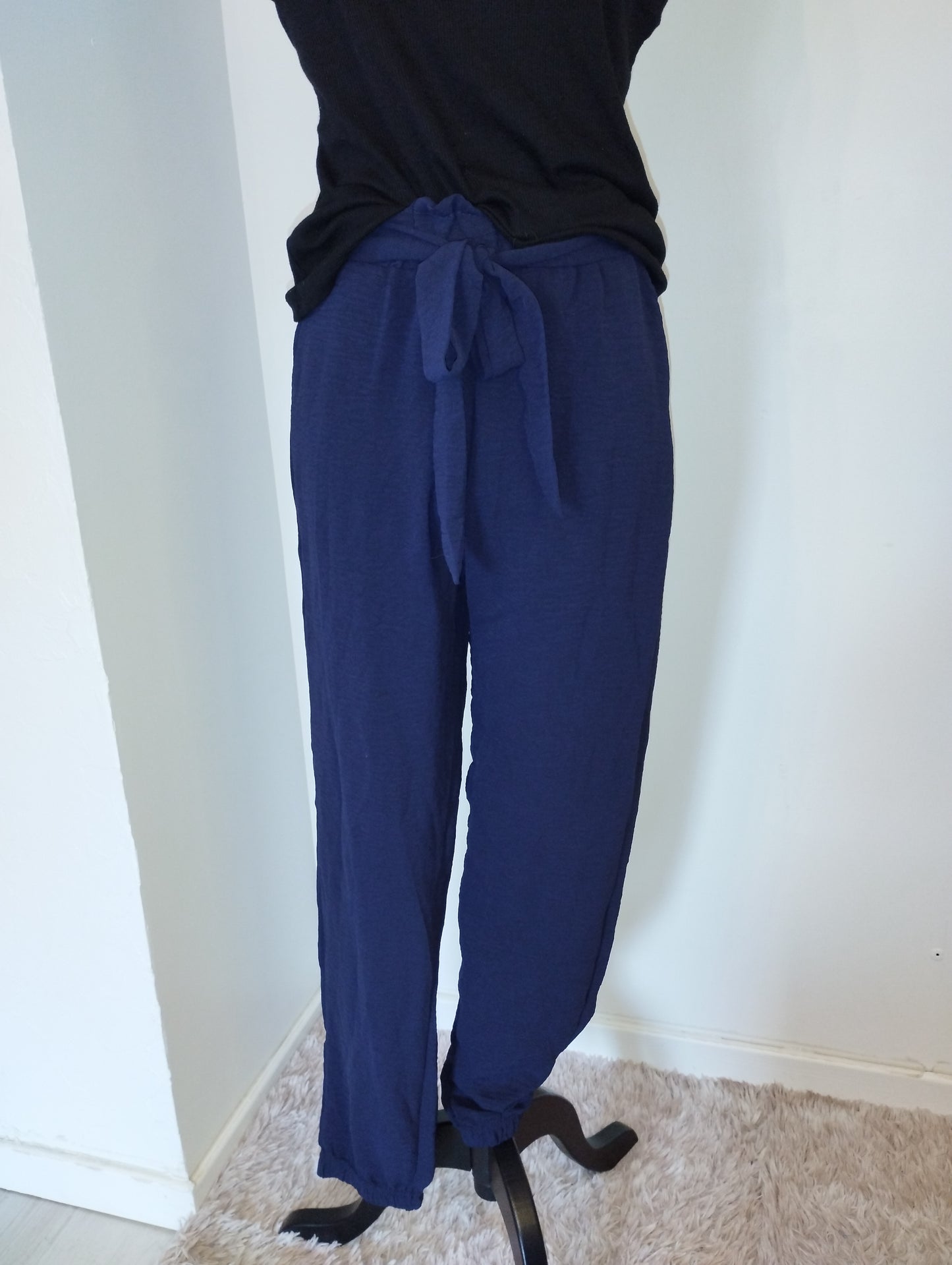 Pantalon Naya - Fluide à ceinture