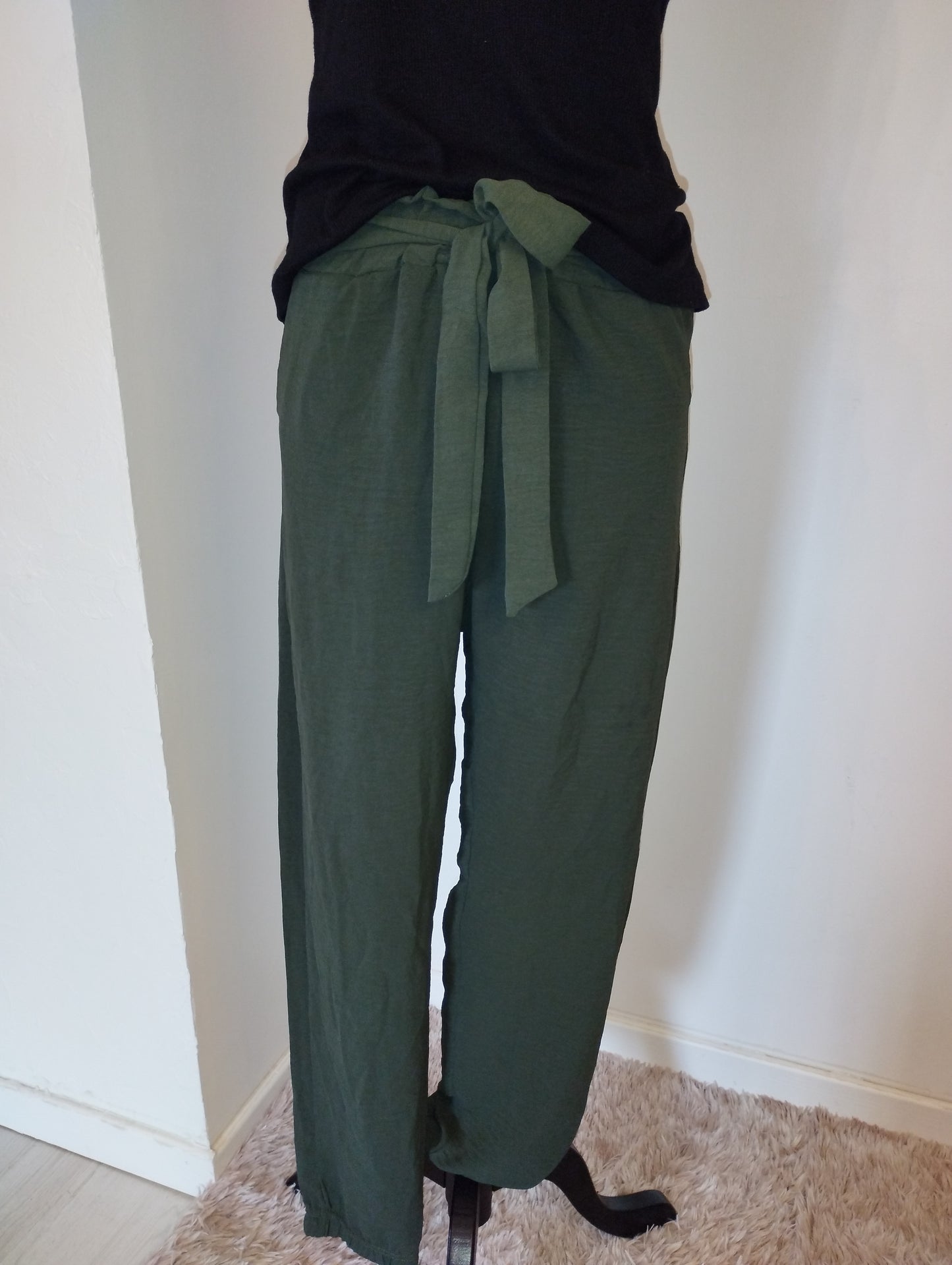 Pantalon Naya - Fluide à ceinture